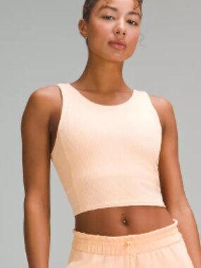 Lululemon Ribbed Softstreme Cropped Tank